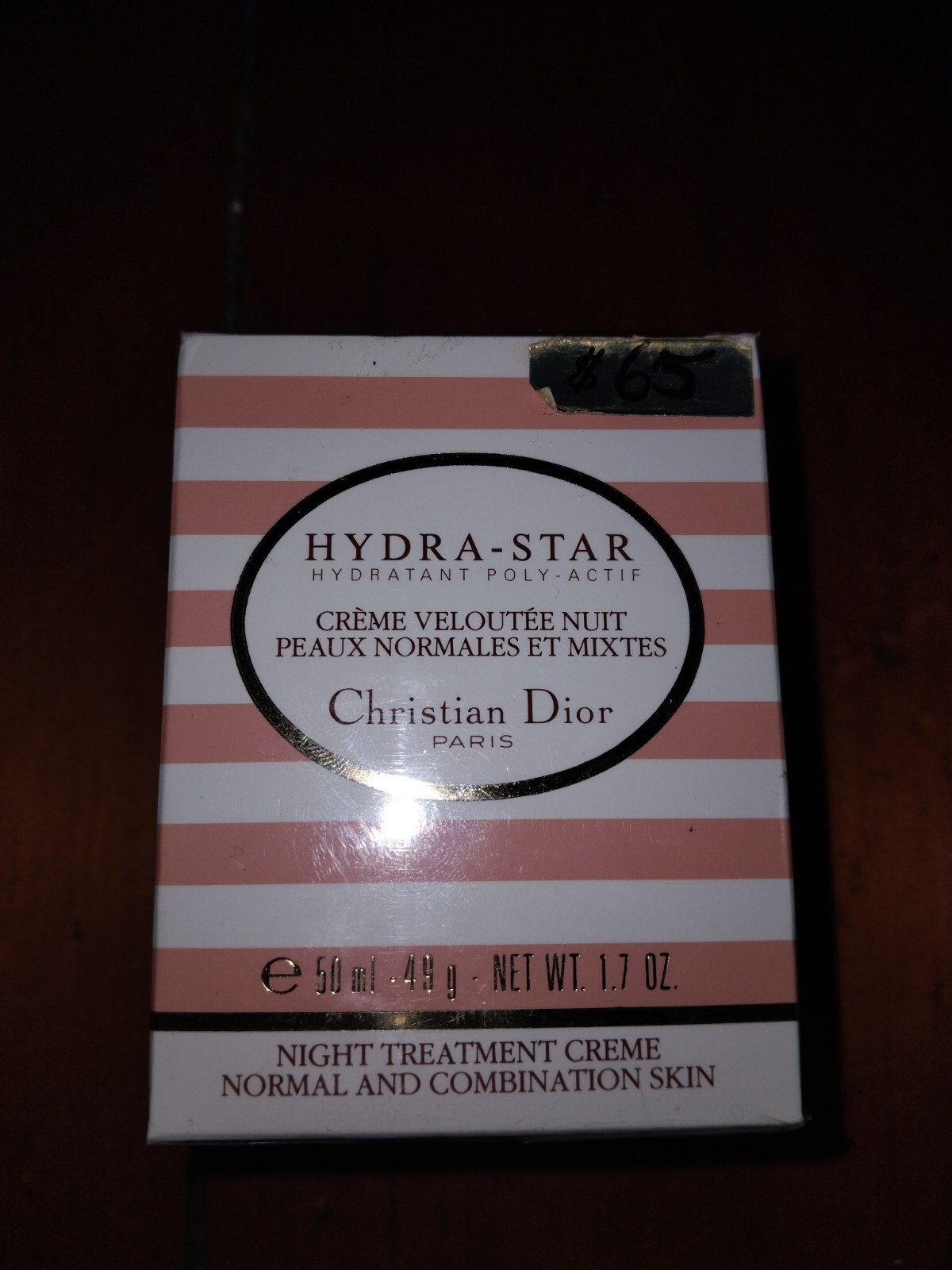 Christian Dior Hydra Star Night Treatment Creme 50ml 1.07oz