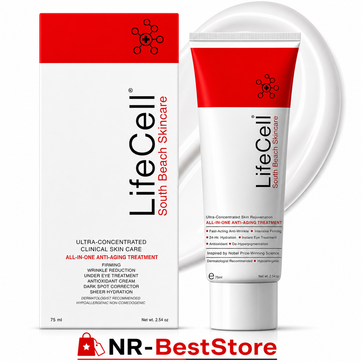 2- LifeCell All-In-One Anti-Aging Cream – 2.54 oz
