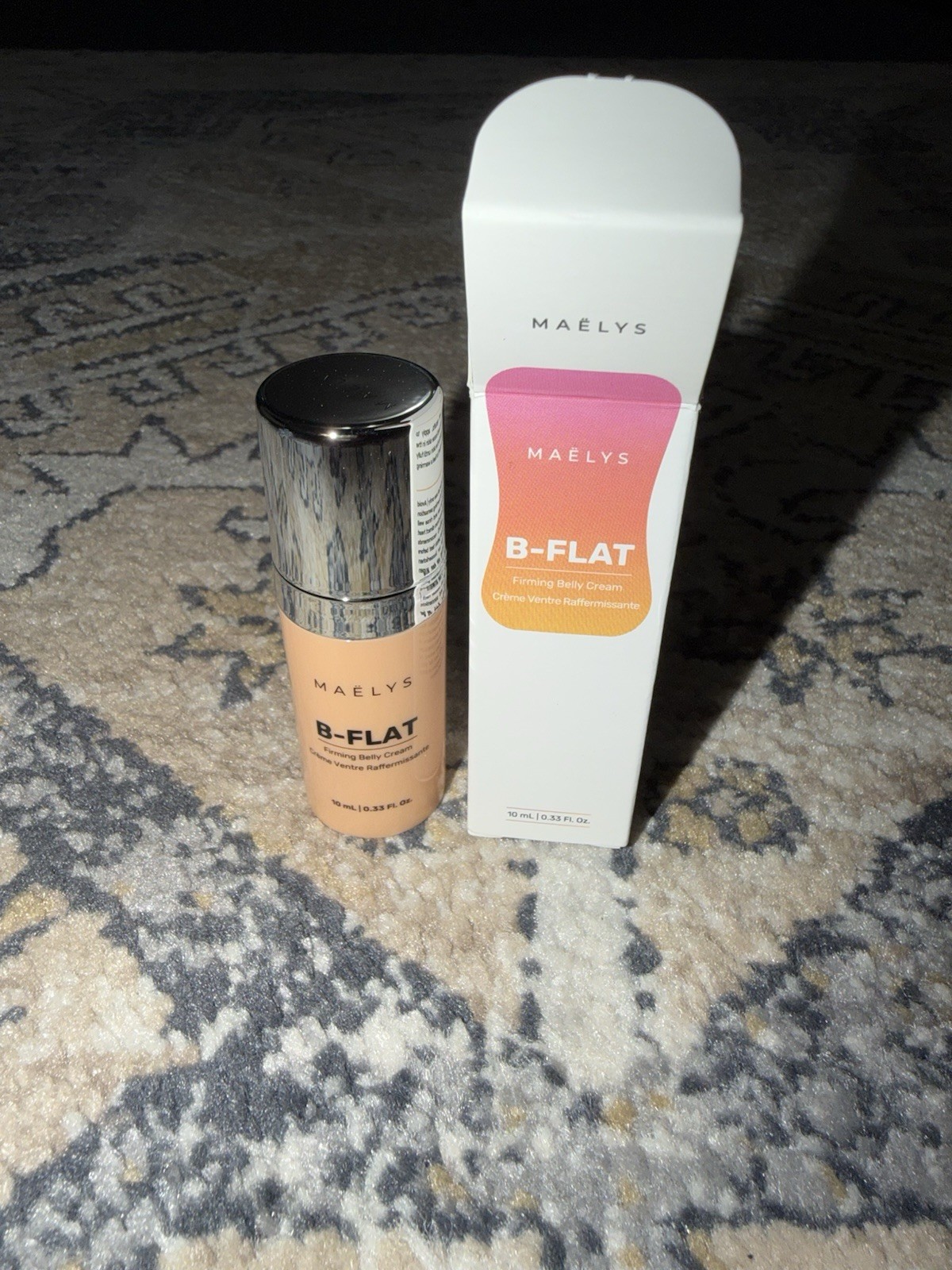 MAELYS B-Flat Firming Belly Cream Travel Size 0.33 fl oz 10 mL-NEW