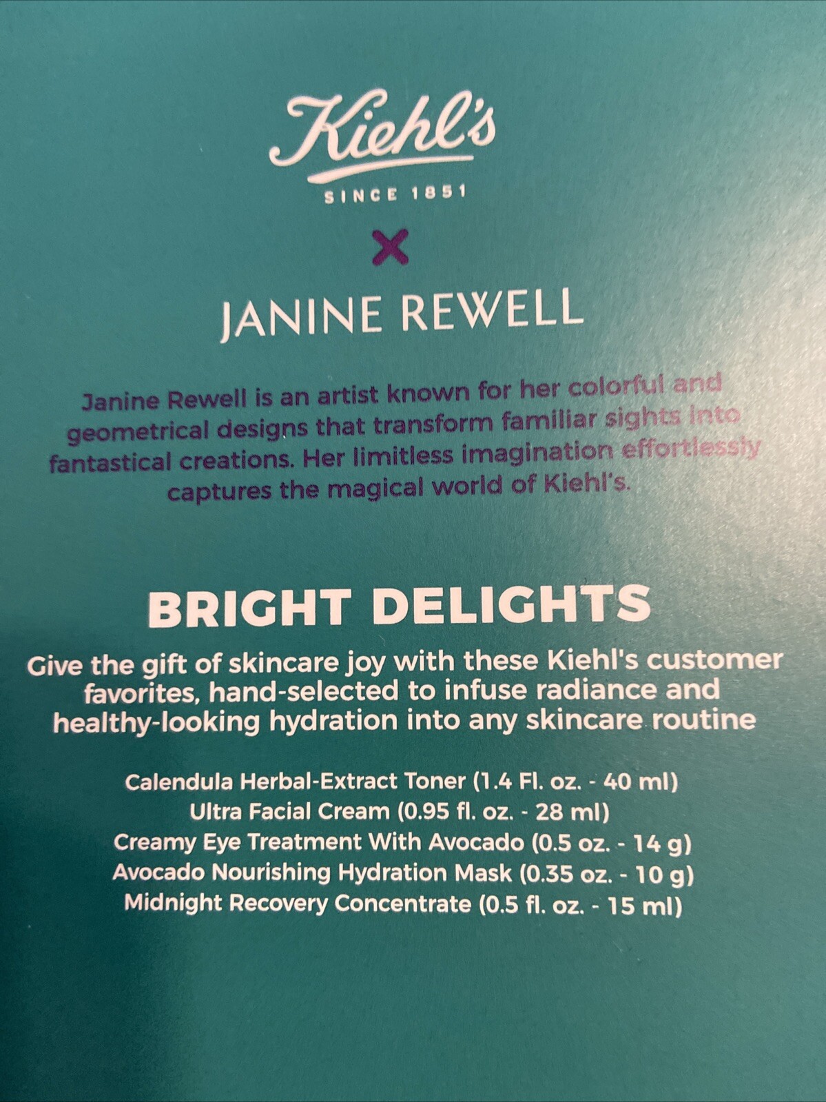 Kiehls Brand New Received As Gift See All Photos For What Is Include In (N6)