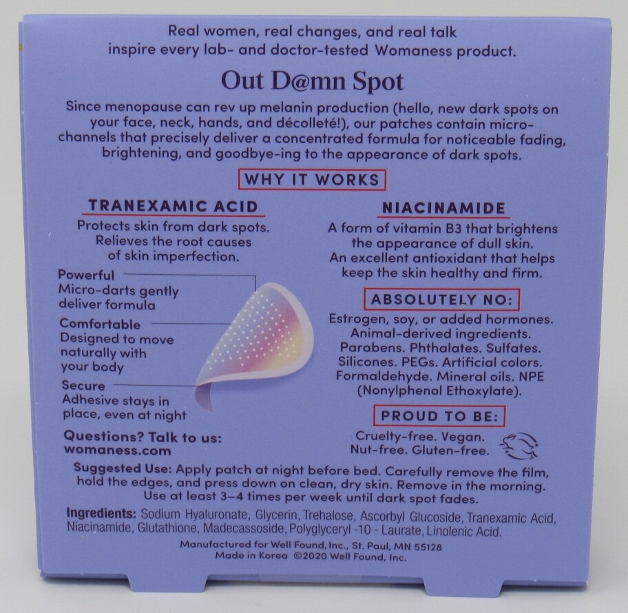NEW 27-Count Womaness Out D@mn Spot Patches Face Neck Hands Decollete Dark Spots