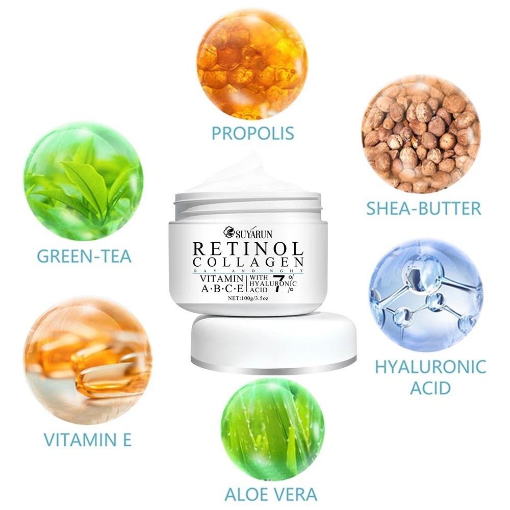 Shea Butter Body Cream Vitamin E Anti Aging Wrinkle Exfoliating Skin Care Serum