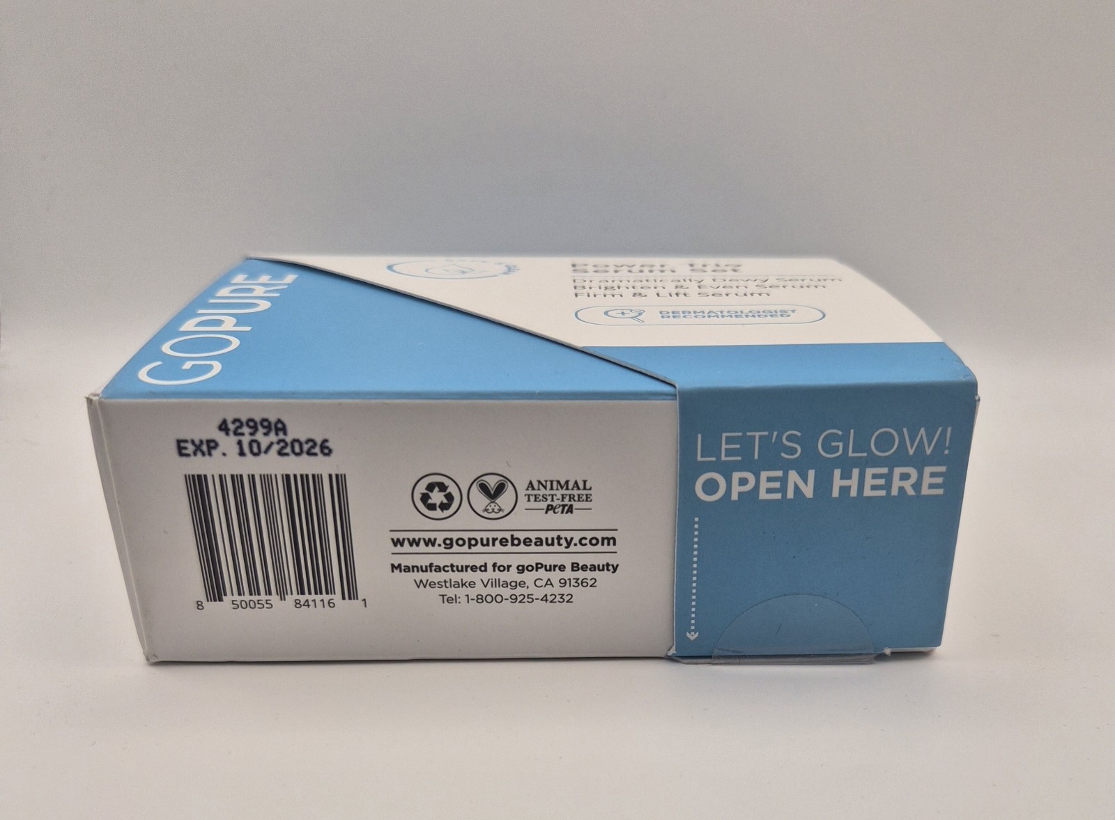 GoPure Power Trio Serum Set Exp. 10/26 New In Box