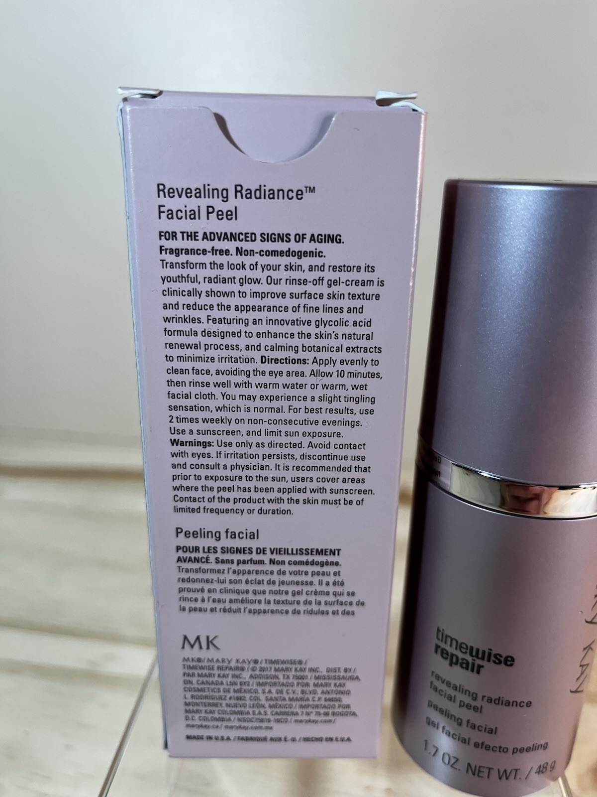 Mary Kay TimeWise Repair Revealing Radiance Facial Peel Glycolic Acid~1.7 oz/48g