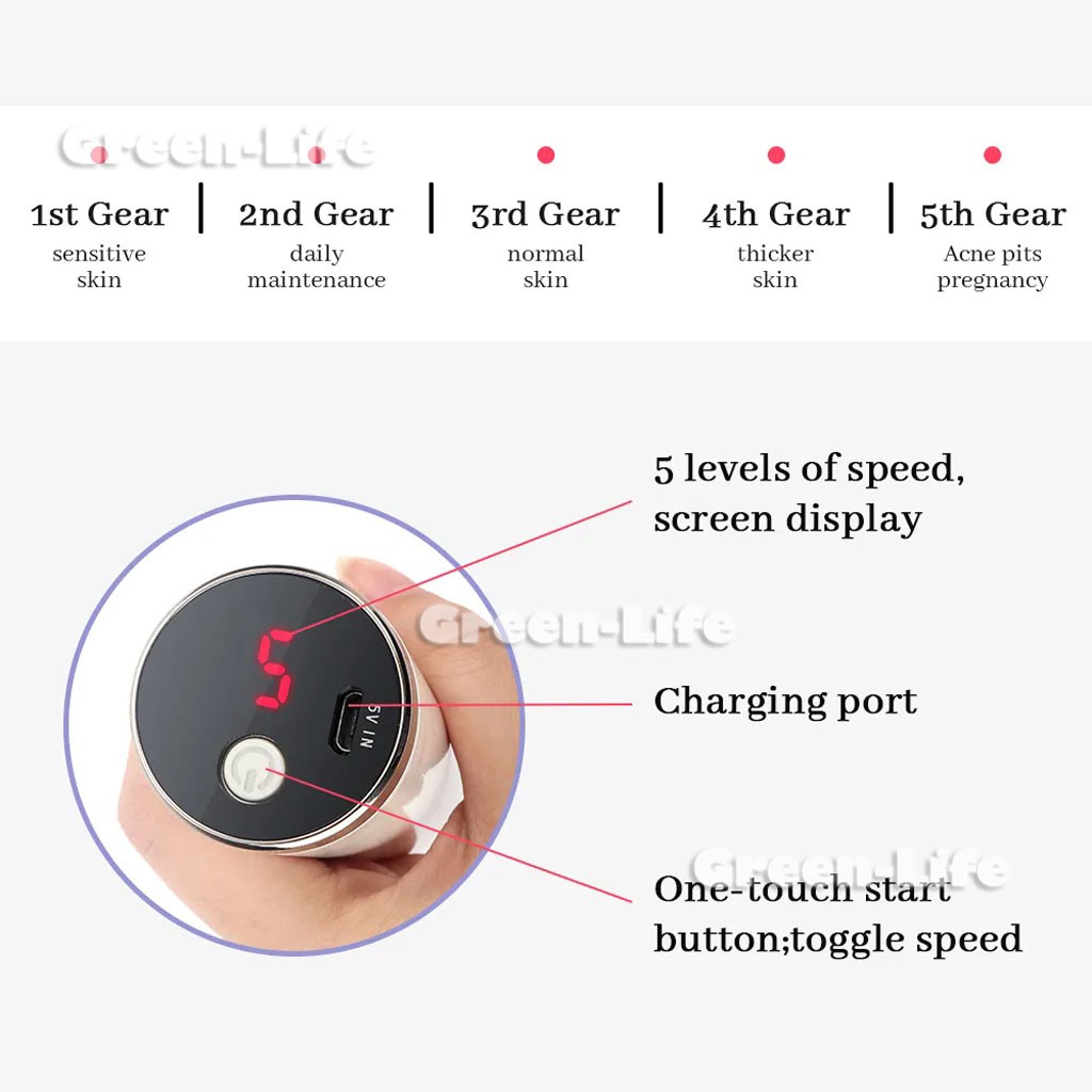 Micro Pen Wrinkle Removal Skin Rejuvenation Machine with 10x 9/12/24/42Pins Nano
