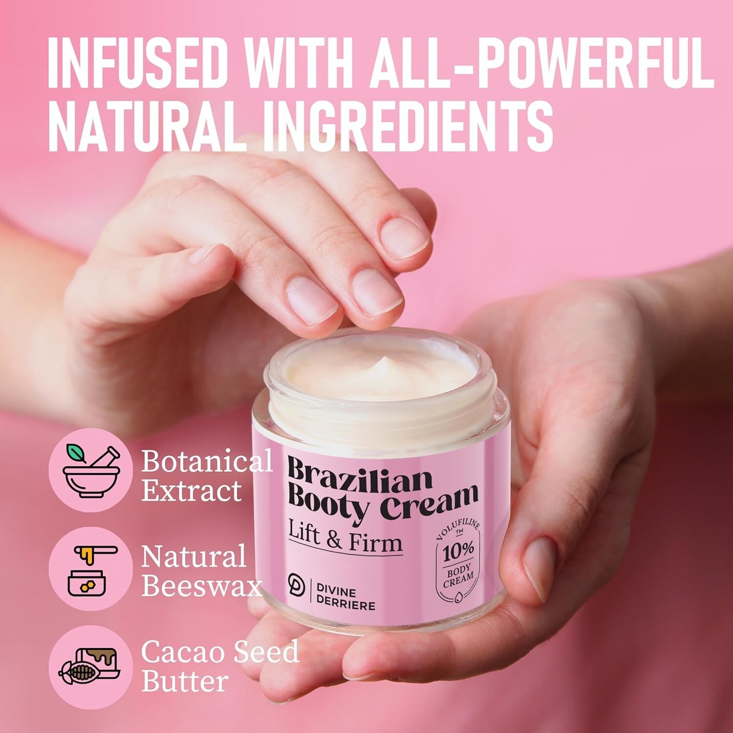 Brazilian Booty Cream – Lift & Firm Cream Cellulite Inner Thigh Firming 30 grams