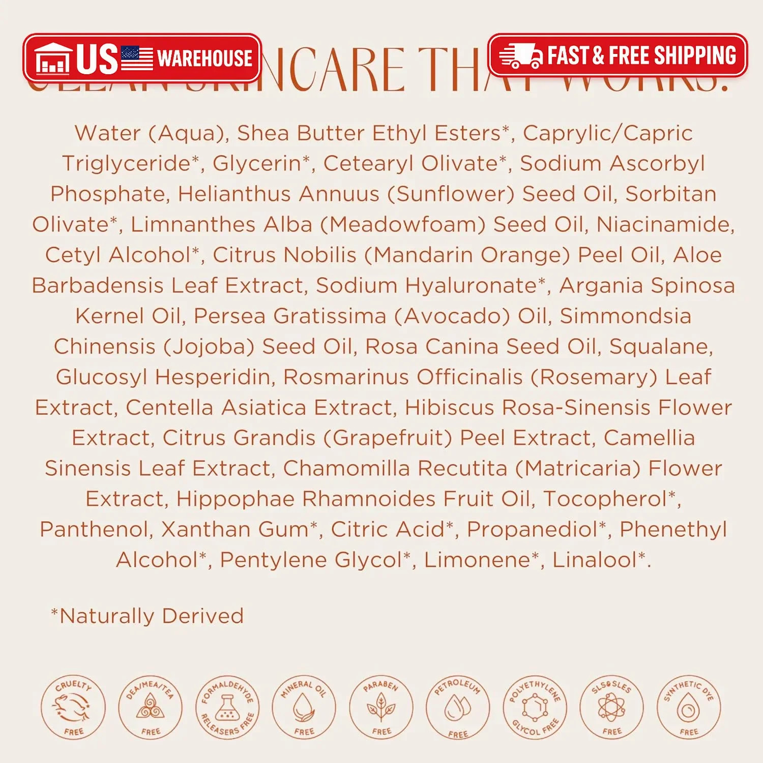 InstaNatural Vitamin C Moisturizer Face Cream, Brightens and Reduces the Look of