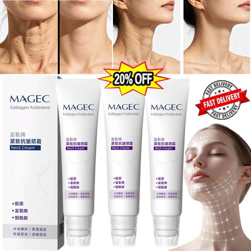 5PCS Magec Collagen Fullerene Neck Cream – Neck Skincare with Collagen