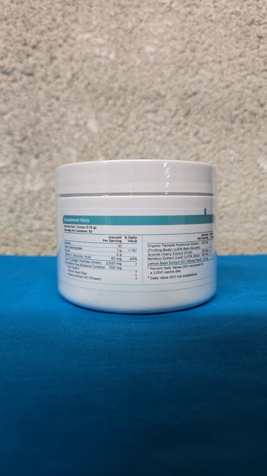 nueva snow collagen 3.8 oz Hydrolyzed Type 2 Collagen Powder 30 servings