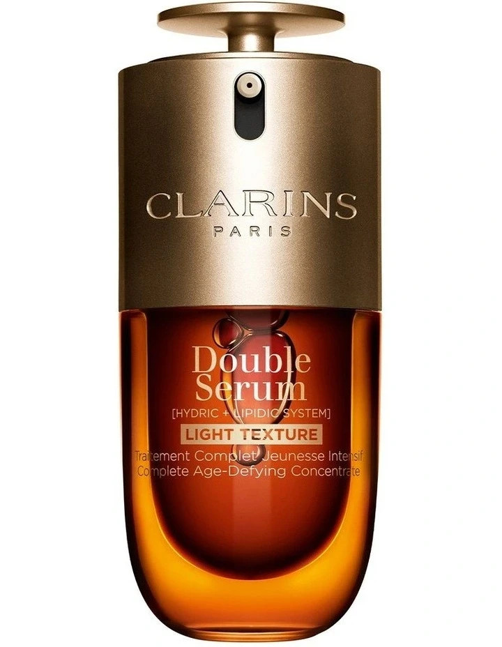 CLARINS Double Serum 50ML Skin Care Ageing Firmer Face Organic Reed Extract Pure