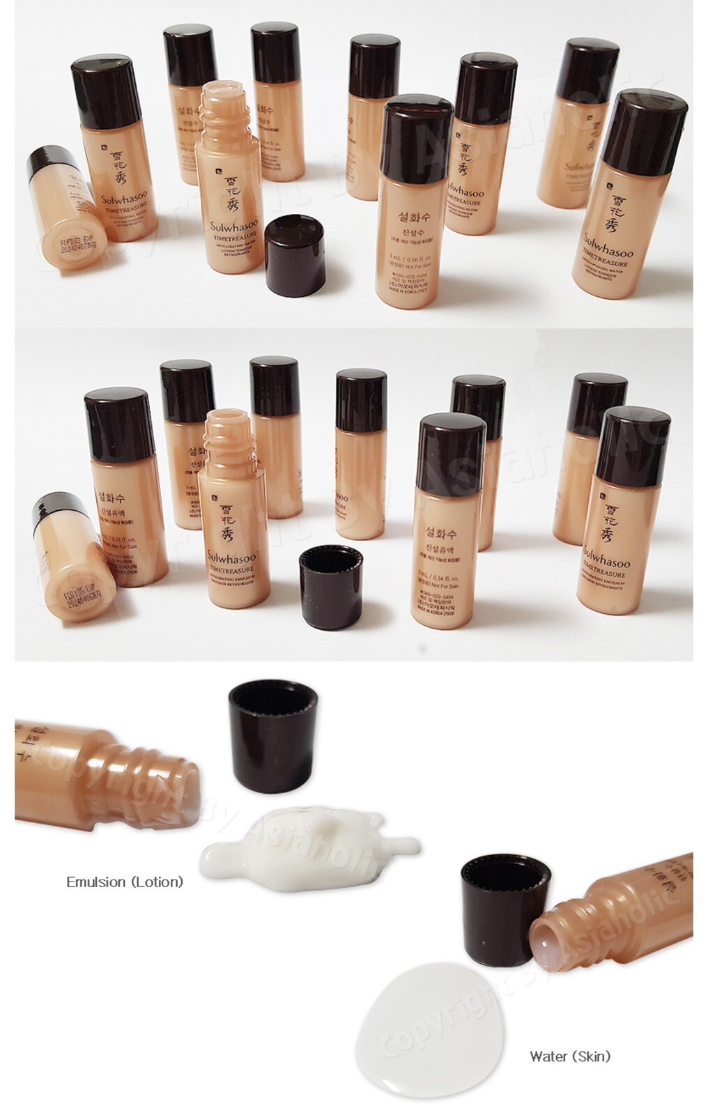 Sulwhasoo Timetreasure Invigorating 5ml Water (5pcs) + Emulsion (5pcs) 10pcs New