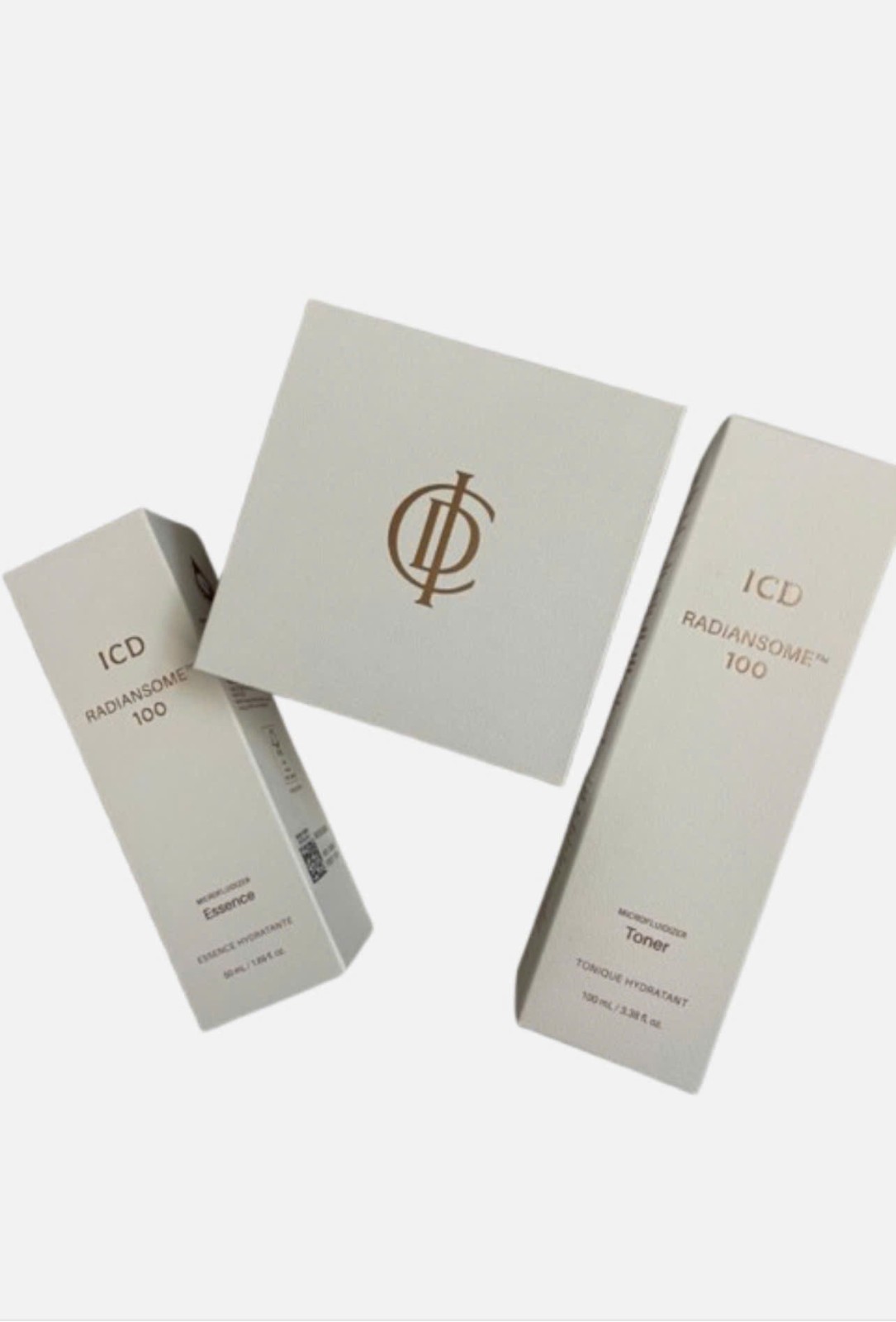 SET 3: INCELL.DERM RADIANSOME100 MICROFLUIDIZER (Cream,Toner,Ampoule) – NEW SALE