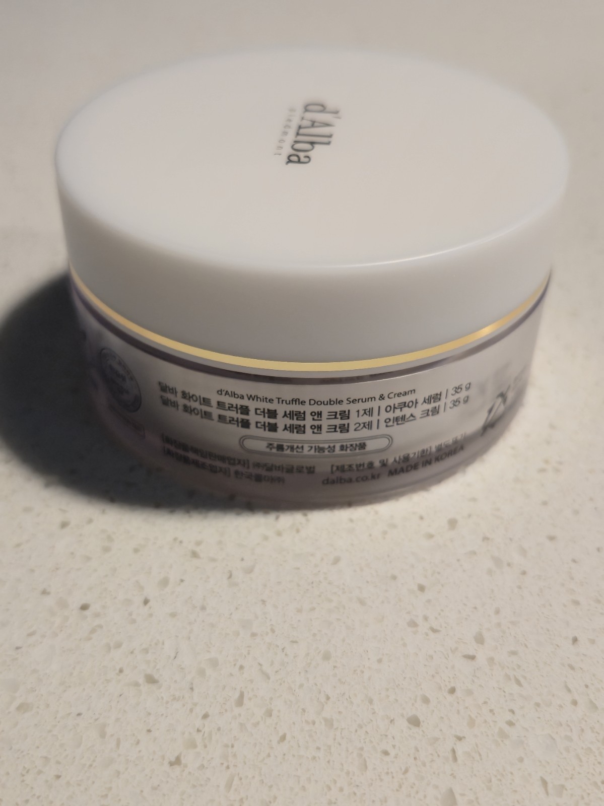 D’Alba White Truffle Double Serum Cream 2-in-1 Moisturizer 2.46oz