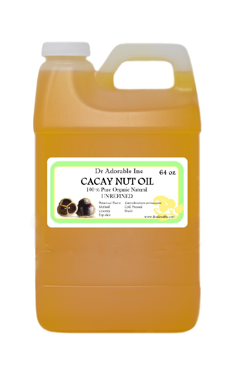CACAY NUT OIL UNREFINED Hair Growth Skin Anti Aging Body Care Health Pure Fresh