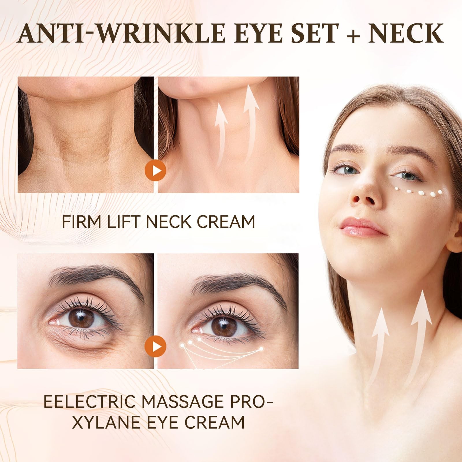 Ycz Neck-Eye Care Set – 5.99 Fl Oz Anti-Aging & Firming Treatment for Eye & N…