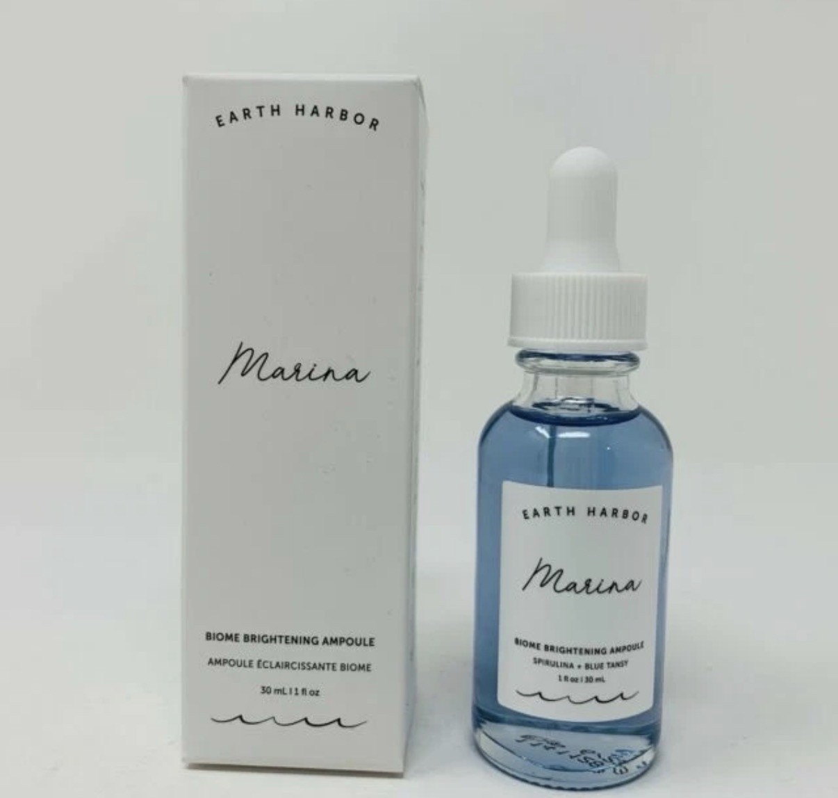 Marina Earth Harbor Biome Brightening Ampoule 1oz New In Box
