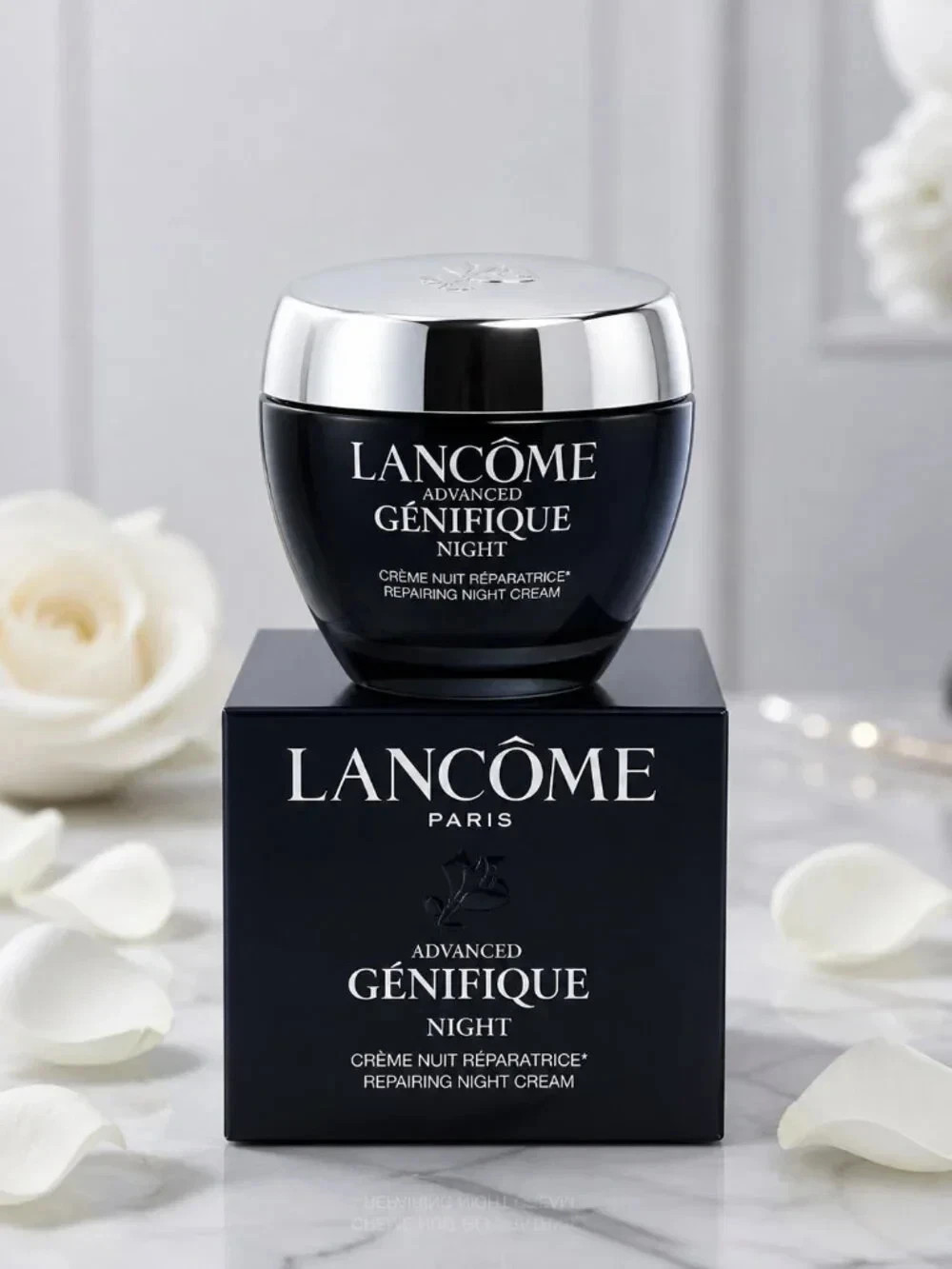 Lancôme Advanced Génifique Repairing Night Cream 1.7oz/50 ml -FREE Same Day Ship