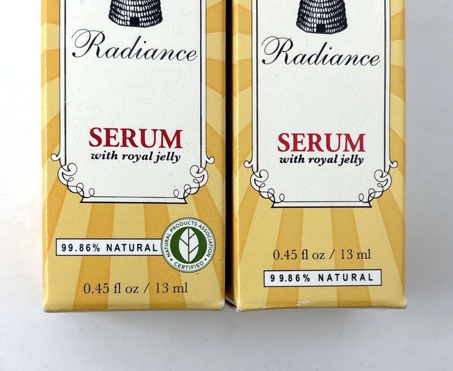2x Burt’s Bees Radiance Serum w/ Royal Jelly 0.45 Fl Oz New Sealed Discontinued