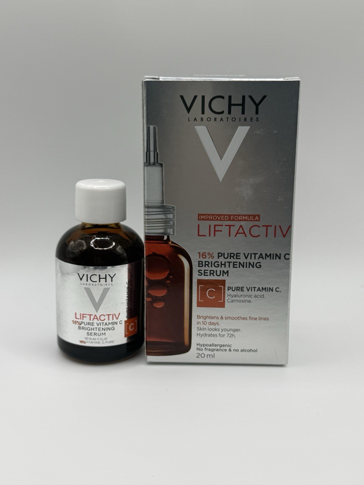 Vichy 16% Pure Vitamin C Brightening Serum 20ml | Improved Formula