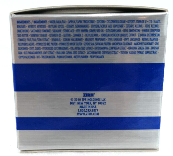 ZIRH Rejuvenate Anti-Aging Nighttime Moisturizer Cream, 1.6 fl.oz.  50mL, NEW