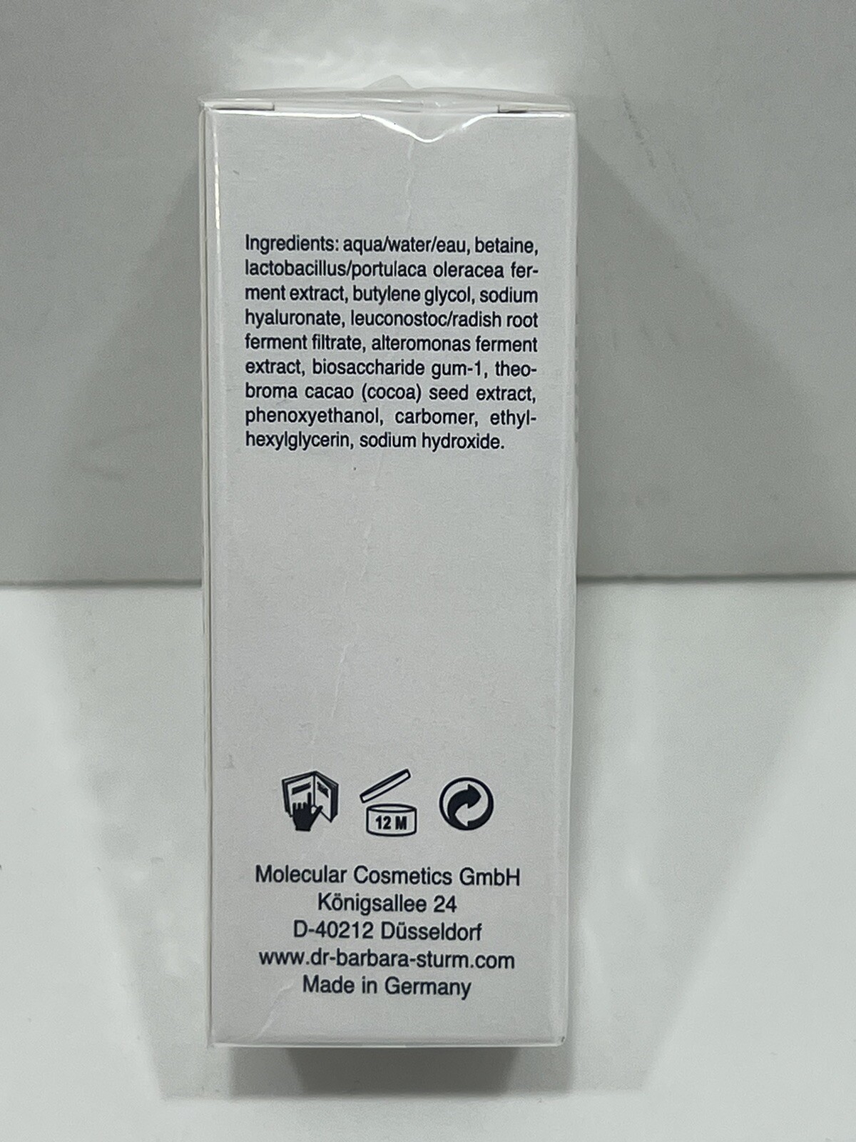 Dr. Barbara Sturm~ANTI-POLLUTION DROPS~10ml / 0.33 fl oz~New in Sealed Box~