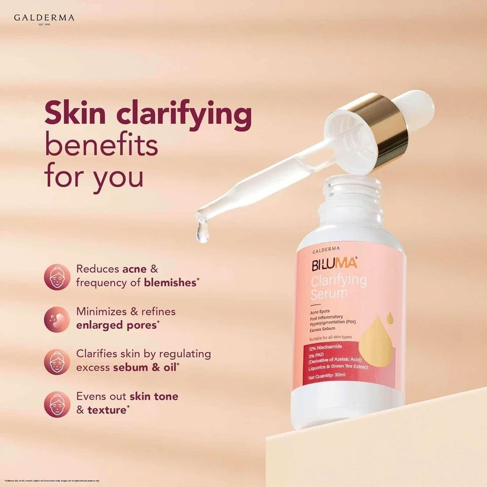 Biluma Clarifying Serum 30ml Reduces Breakouts & Improves Skin Texture