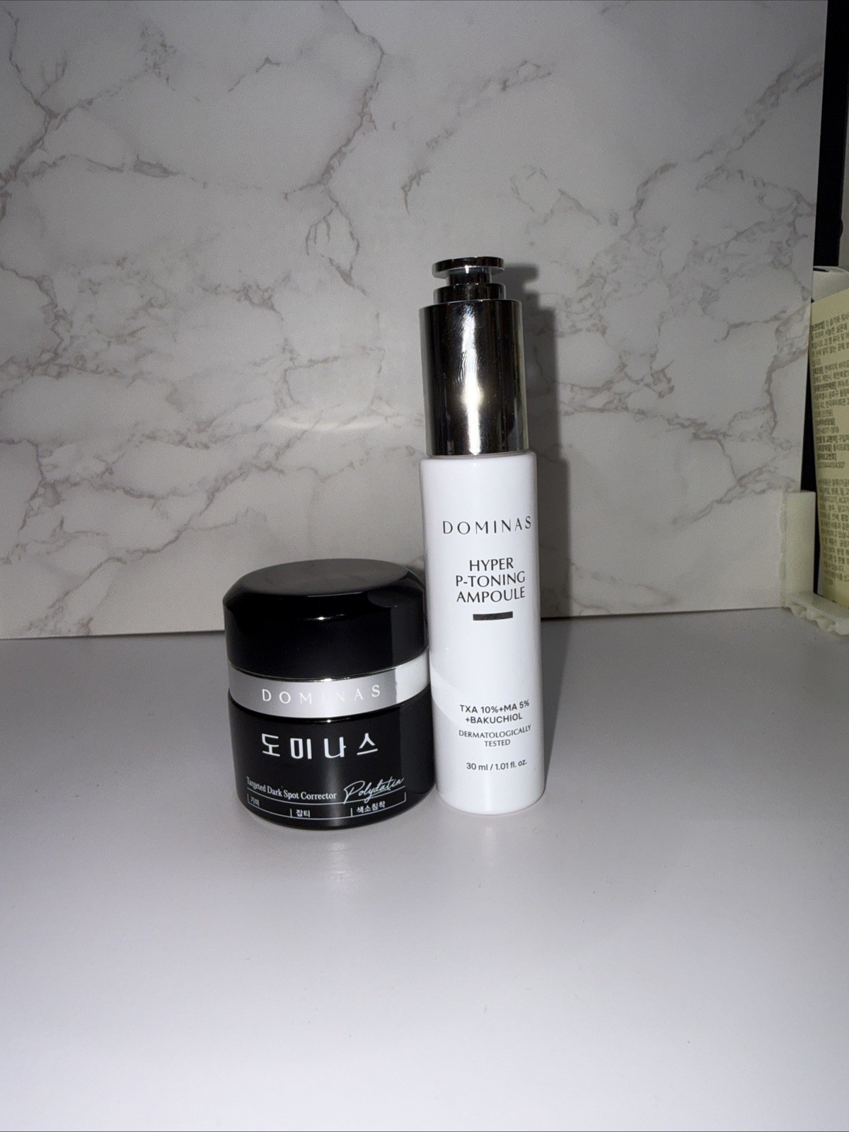 DOMINAS Spot Fading Duo – Hyper P-toning Ampoule & Targeted Dark Spot Corrector
