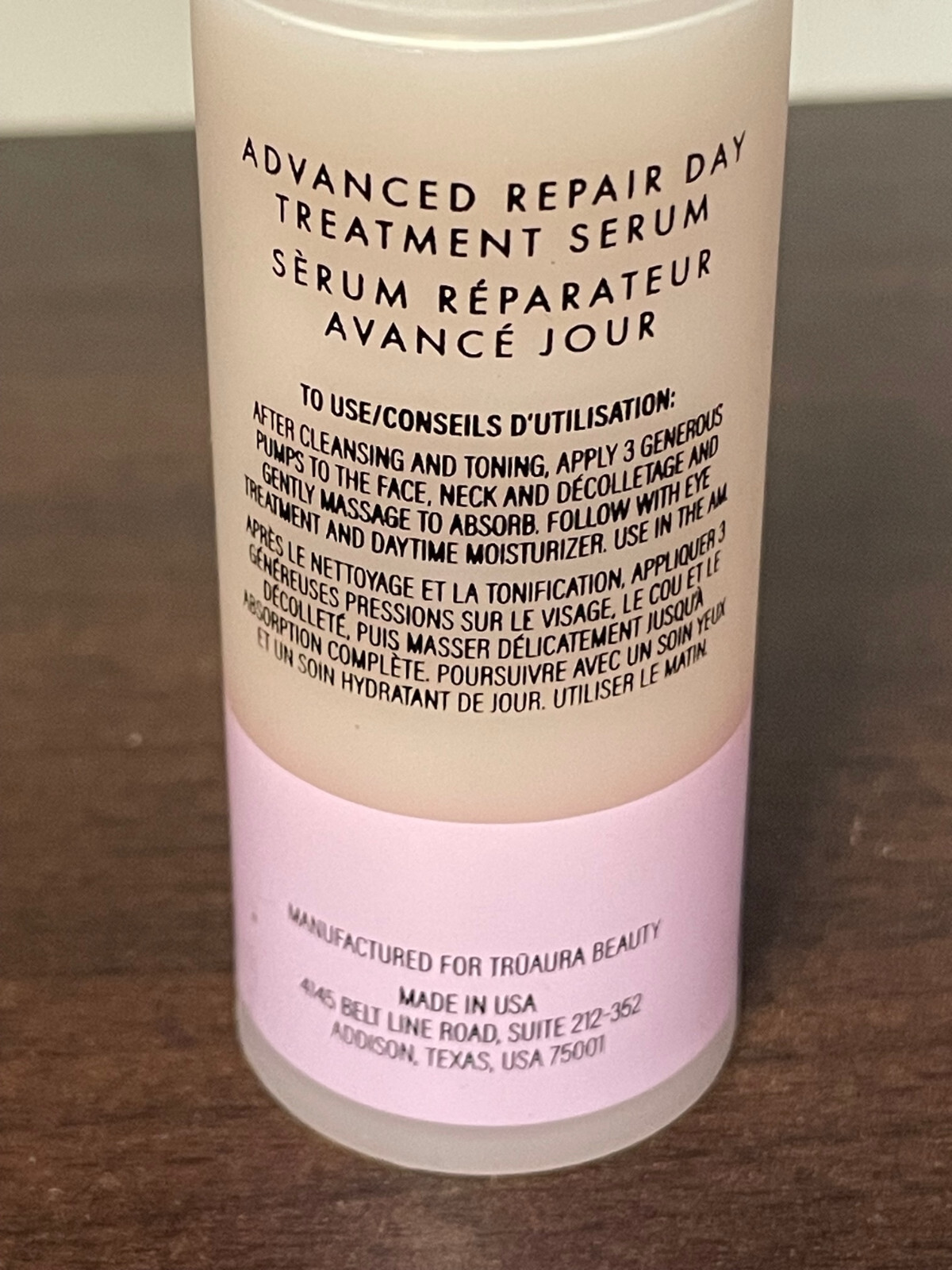 1oz TruAura Advanced Repair DAY Treatment Serum Age-defying wrinkle reducer