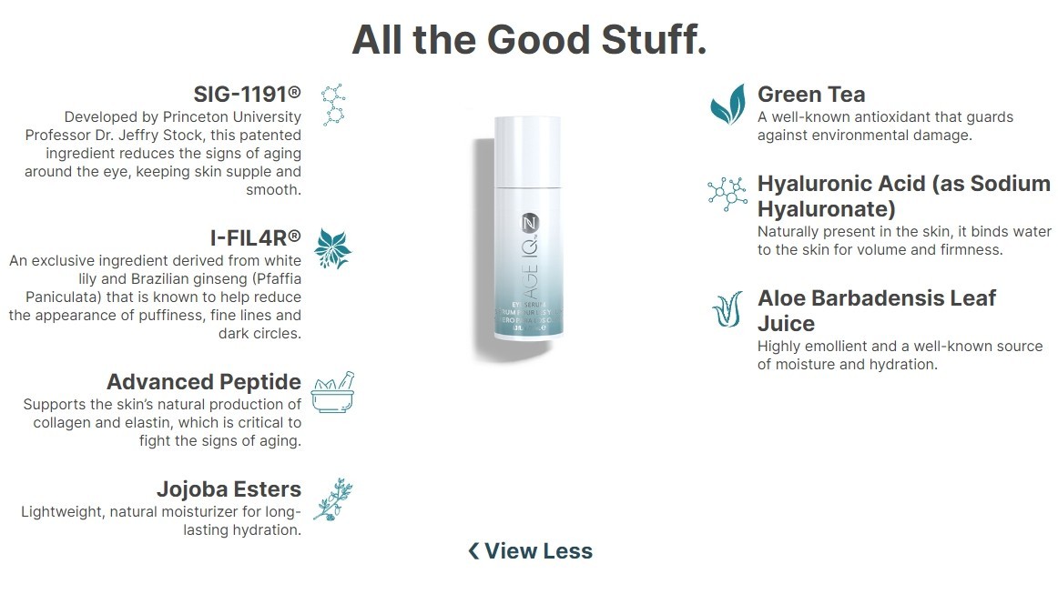 Neora Age IQ Eye Serum 0.3 fl oz – New&Sealed in Box! FreeShip 🚚🚚
