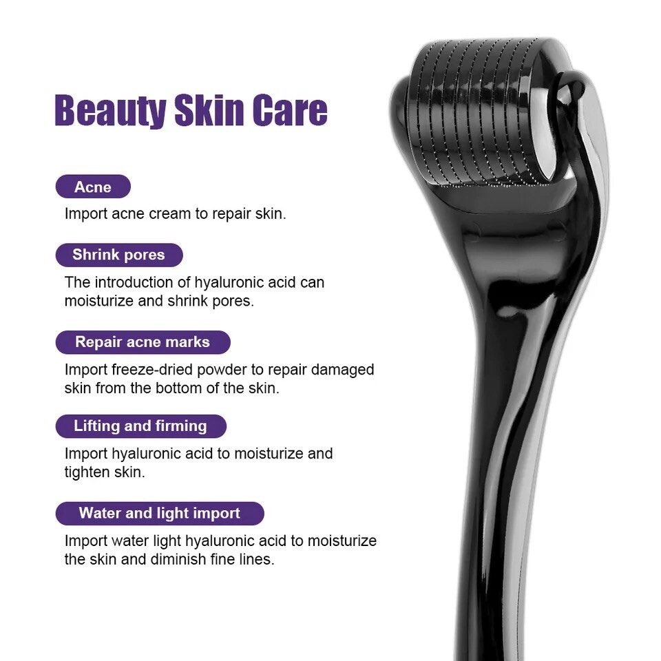 Beard Growth Oil Serum Mustache Hair GROOMING Kit Derma Roller for Men