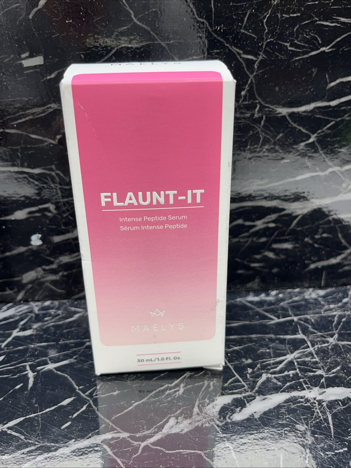 Maelys FLAUNT-IT 1 oz / 30mL Intense Peptide Facial Serum NEW in Box