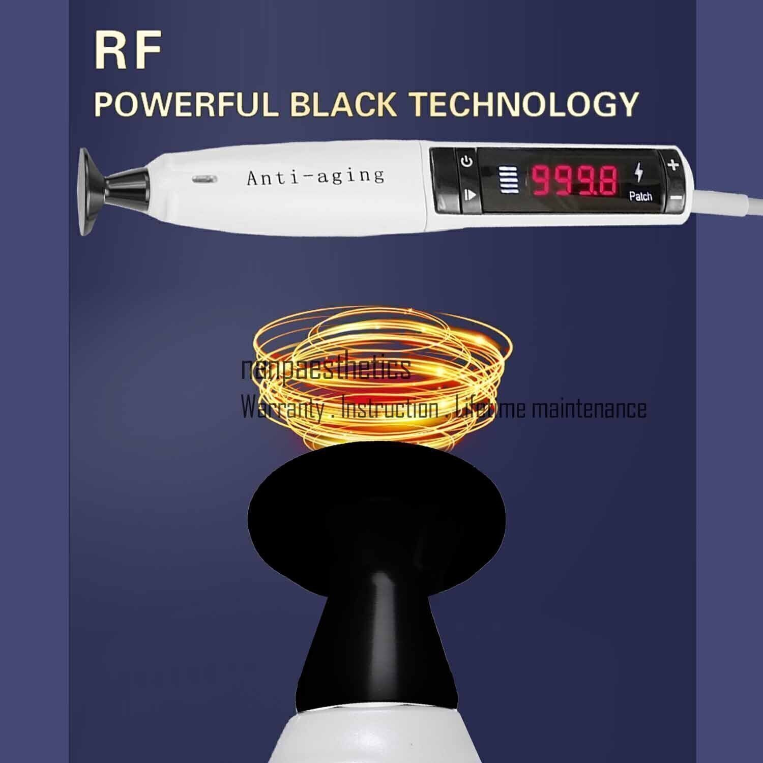 2 Handles RF Eye Face Body Wrinkle Lift Machine Anti aging Facial Skin Lifting