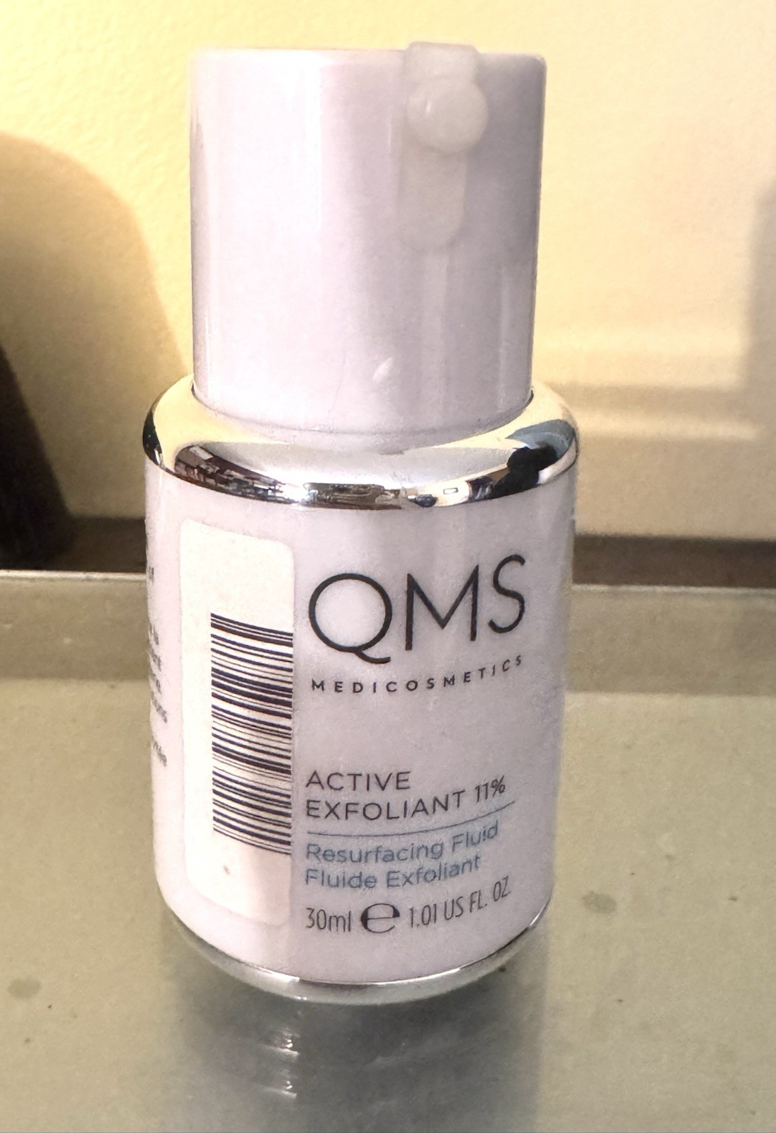 (Lot of 2) QMS Medicosmetics Active Exfoliant 11% Resurfacing Fluid 30mL/1.01oz