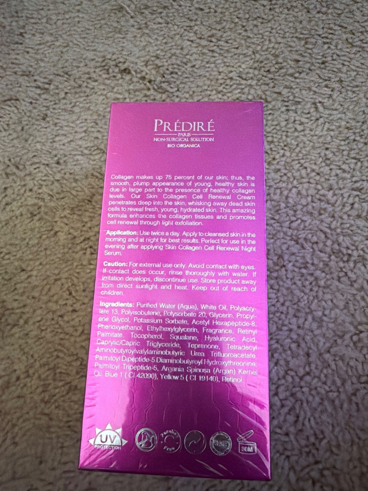 predire paris skin collagen cell renewal cream