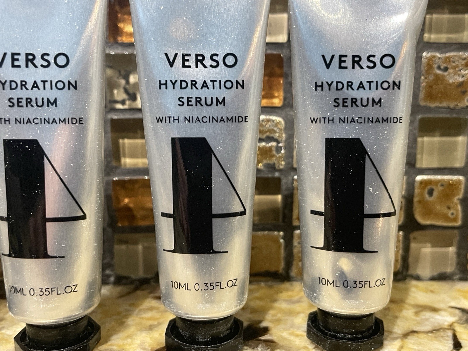 Bundle of 3 VERSO 4 Hydration Serum 0.35oz each Deluxe Sample Sz 1.05oz Total