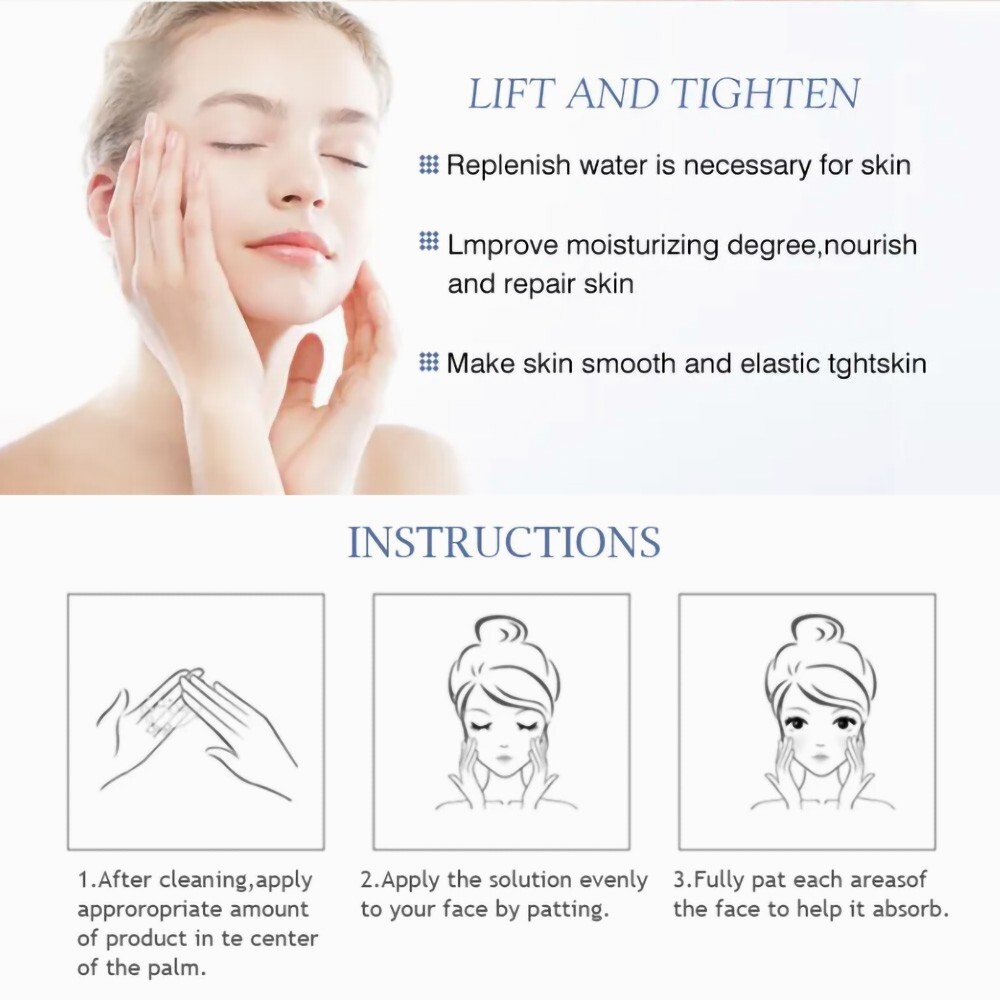 Kojic Acid Collagen Freckles Essence Whitening Moisturizing Facial Serum