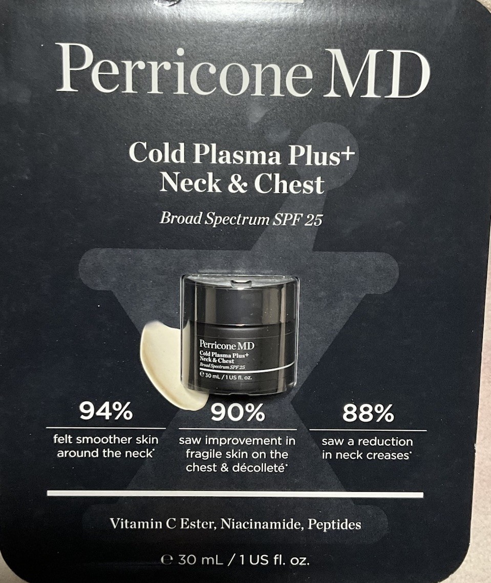 Perricone MD Cold Plasma Plus+ Neck & Chest Broad Spectrum Moisturizer SPF 25