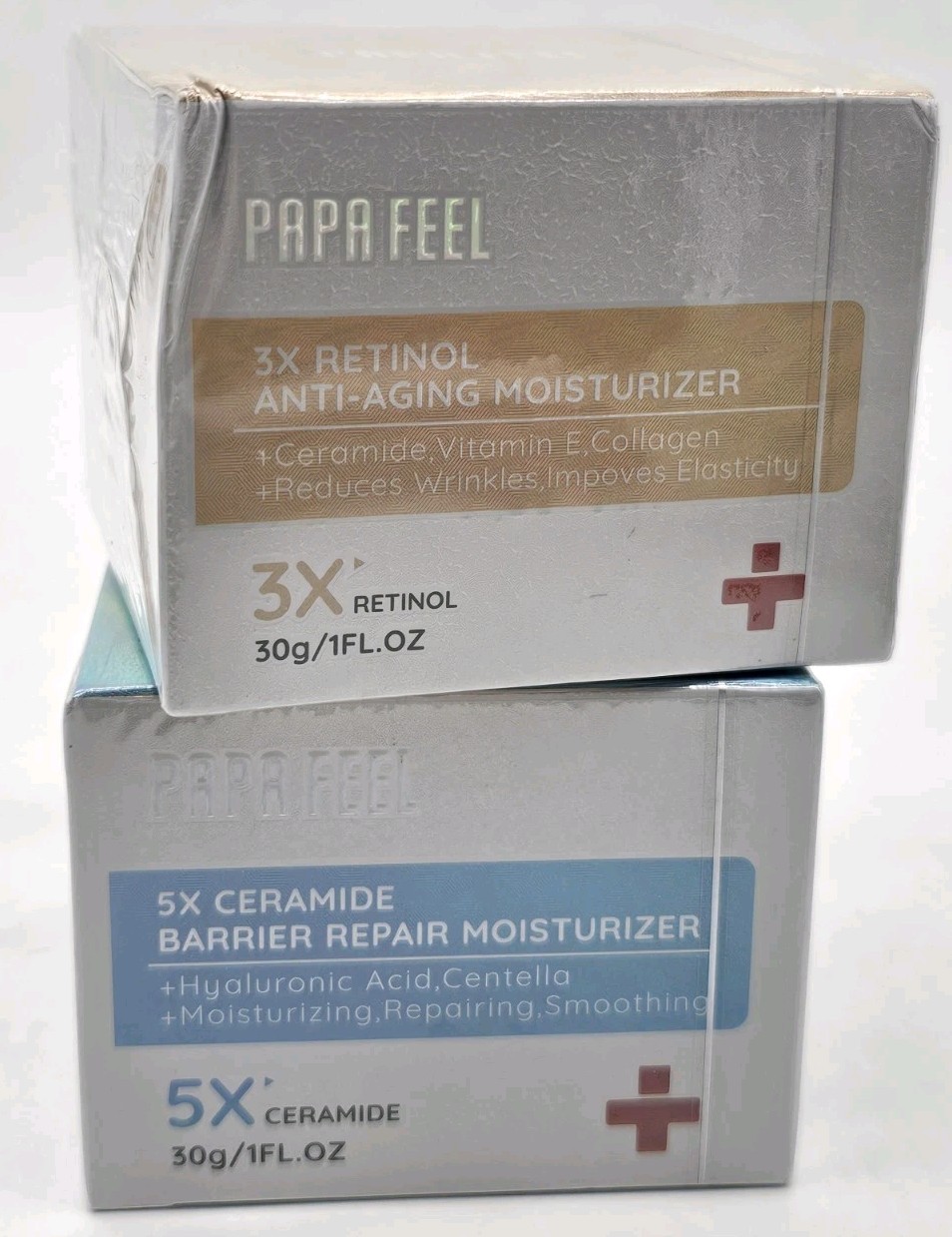 PAPA FEEL 3X Retinol Anti Aging Moisturizer 5X Ceramide Barrier Repair Moist 1oz