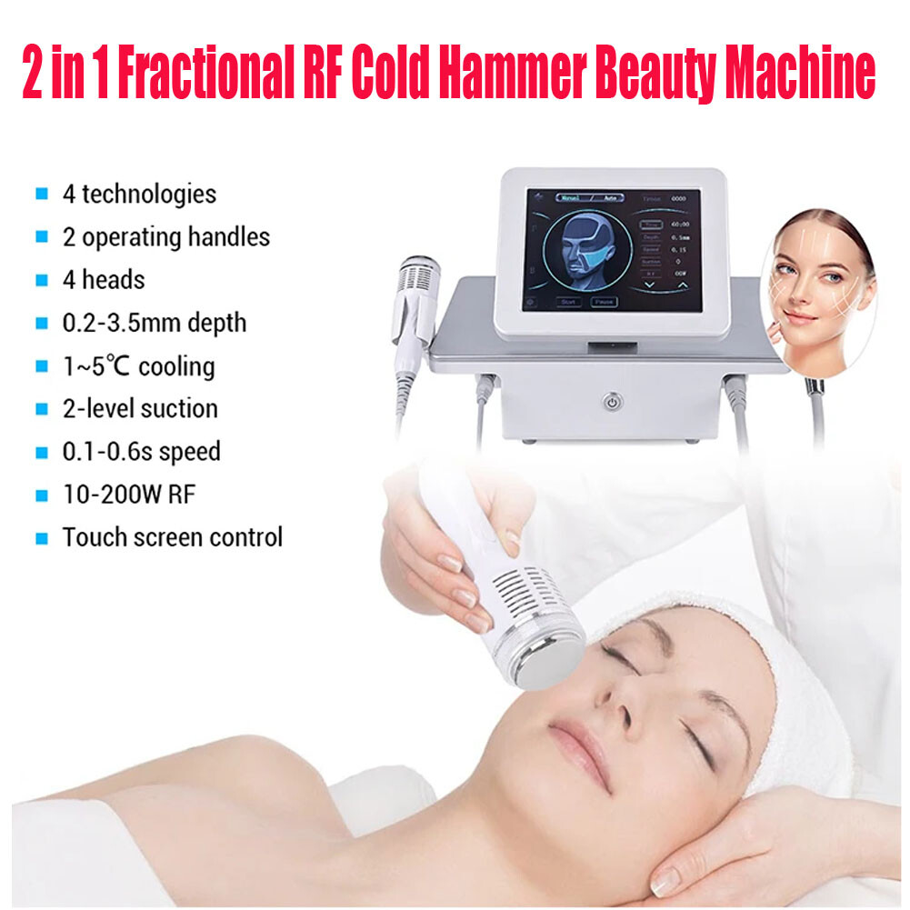 2in1 Micro Pin Machine Cold Hammer Anti Scars Spot Wrinkle Removal Beauty Device