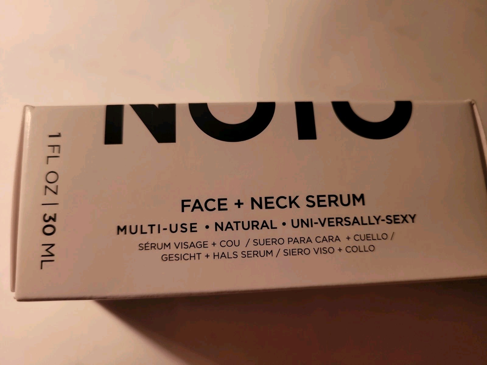NOTO DEEP SERUM FACE + NECK SERUM Multi-Use • Natural 1 Fl Oz NIB ~ FREE SHIP ~