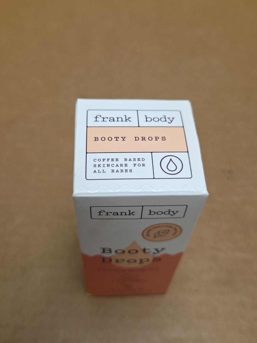 Booty Drops Firming Body Oil 1.01fl oz 30ml Frank Body Coffee Based Skincare New