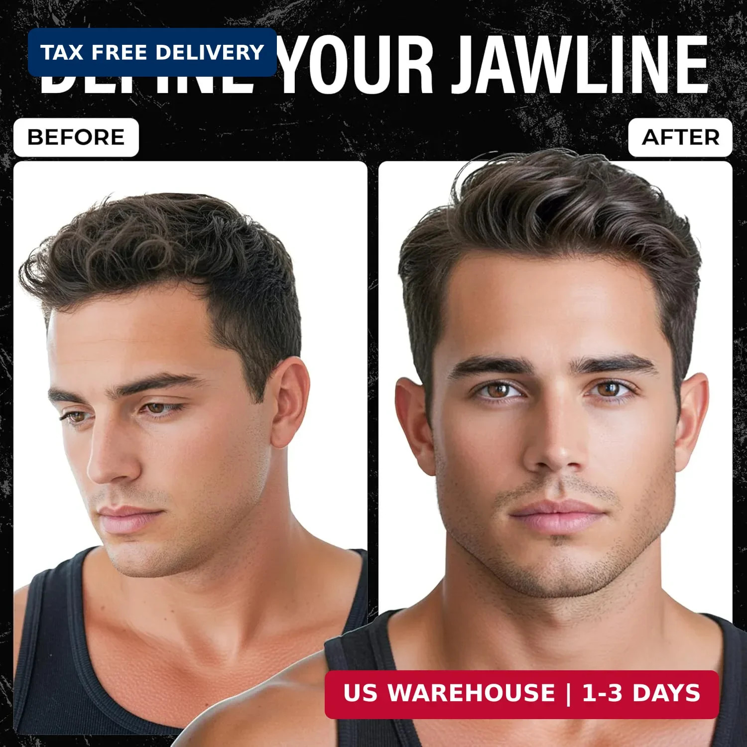 JJaw Exerciser for Men & Women | 3 Resistance Levels Silicone Jawline 3 Set