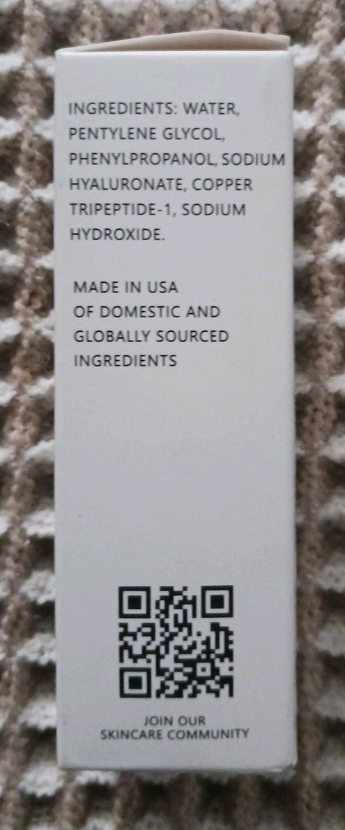 Asterwood Copper Peptides Hyaluronic Acid Serum 2oz Exp 12/2027