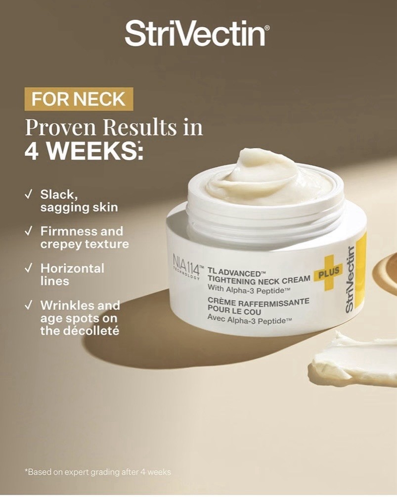 StriVectin TL Advanced Tightening Neck Cream Plus Firming Neck & Decollete.