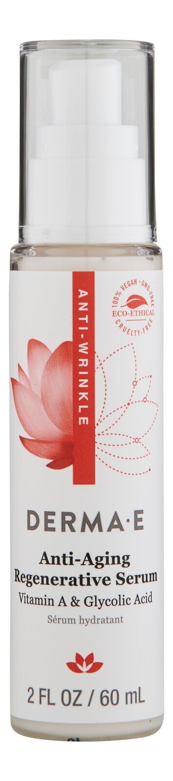 DERMA E Anti-Aging Regenerative Serum 2 fl oz (60 mL) No Box