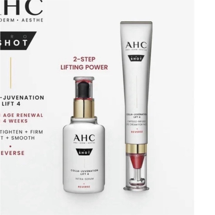 AHC Pro Shot Colla-Juvenation Lift 4 Intra-Serum & Eye Cream Set 40mL/30mL
