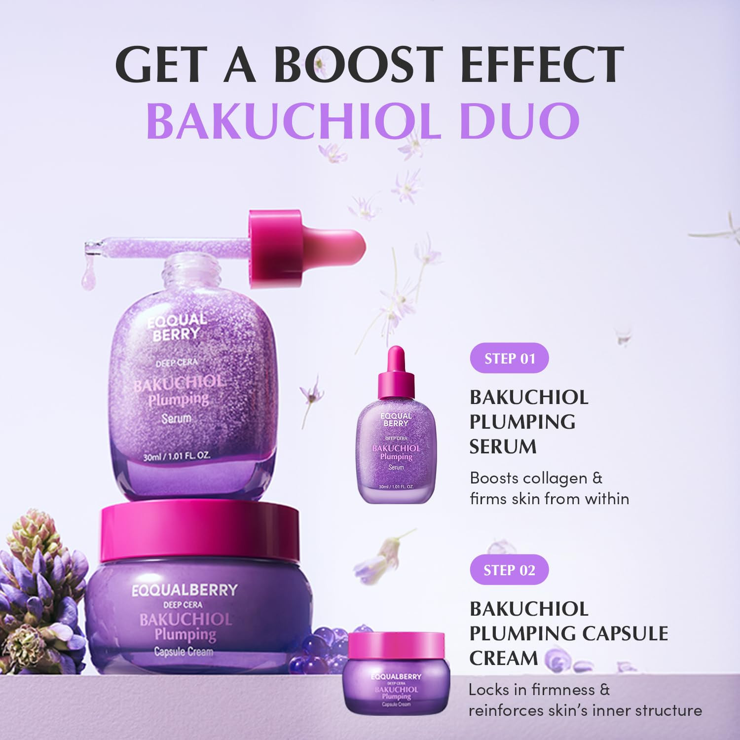 Bakuchiol Plumping Serum 1.01oz Retinol Alternative Anti-Aging & Firming