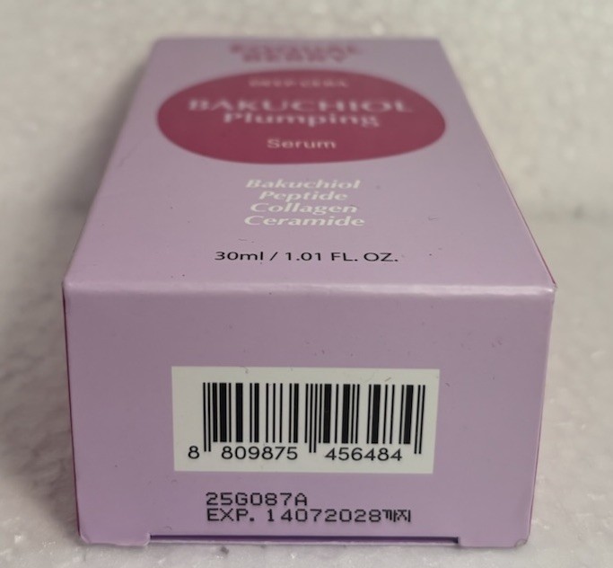 Bakuchiol Plumping Serum: Peptide Collagen 1.01oz 30ml
