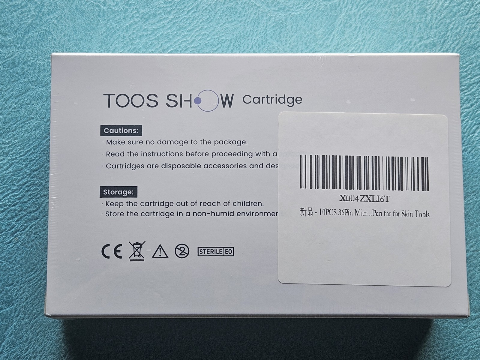 10PCS 36pin 0.25mm Microneedling Cartridges For At Home Use New/Sealed
