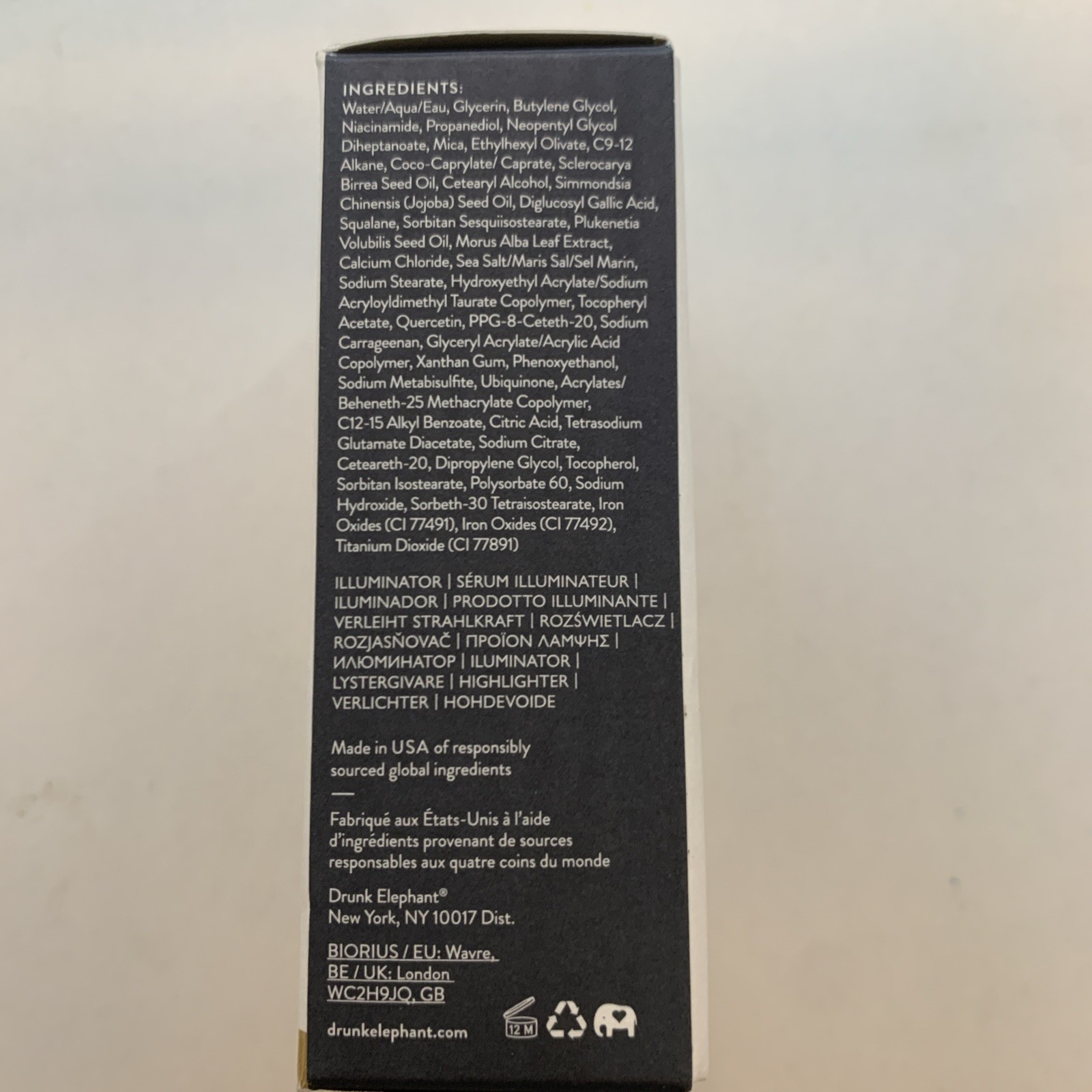 {M19} Drunk Elephant B-Goldi Bright Drops 5% Niacinamide 30ml/1 fl oz Full Size